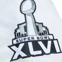 Mitchell & Ness Jackets & Outerwear-Team Origins Varsity Satin Jacket New York Giants