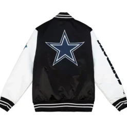 Mitchell & Ness Jackets & Outerwear-Team Origins Varsity Satin Jacket Dallas Cowboys