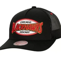 Mitchell & Ness Snapback-Team Seal Trucker Snapback Chicago Blackhawks