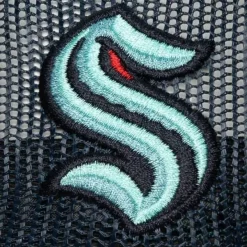 Mitchell & Ness Snapback-Team Seal Trucker Snapback Seattle Kraken