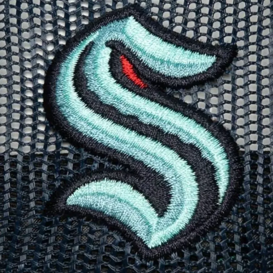 Mitchell & Ness Snapback-Team Seal Trucker Snapback Seattle Kraken