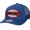 Mitchell & Ness Snapback-Team Seal Trucker Snapback Vintage New York Rangers