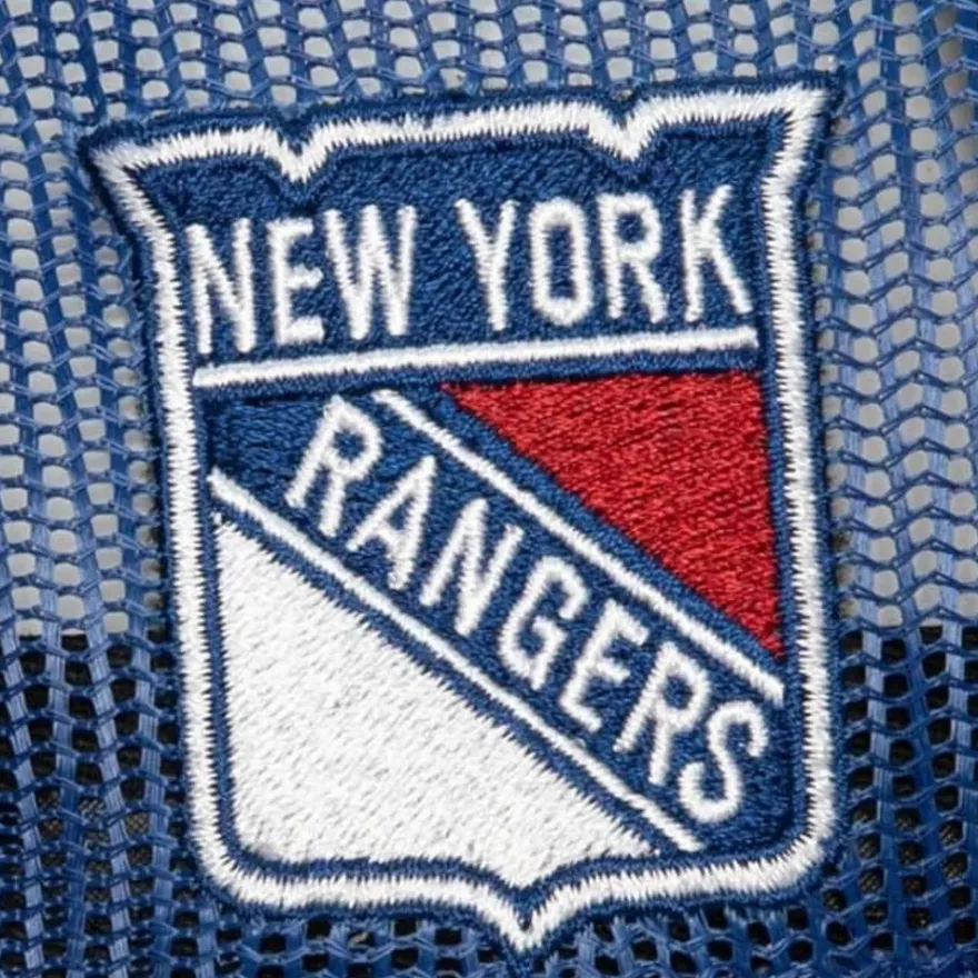 Mitchell & Ness Snapback-Team Seal Trucker Snapback Vintage New York Rangers