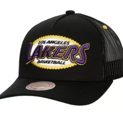 Mitchell & Ness Snapback-Team Seal Trucker Snapback Los Angeles Lakers