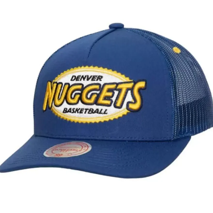 Mitchell & Ness Snapback-Team Seal Trucker Snapback Hwc Denver Nuggets