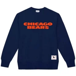 Mitchell & Ness Hoodies & Sweatshirts-Team Wordmark 1 Crew Chicago Bears