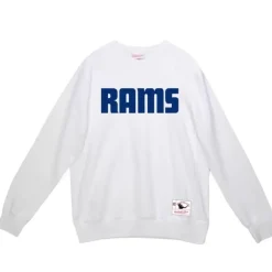 Mitchell & Ness Hoodies & Sweatshirts-Team Wordmark 1 Crew Los Angeles Rams