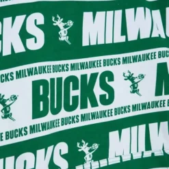 Mitchell & Ness Hoodies & Sweatshirts-Teamwrap Hoodie Milwaukee Bucks