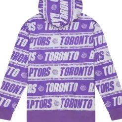 Mitchell & Ness Hoodies & Sweatshirts-Teamwrap Hoodie Toronto Raptors