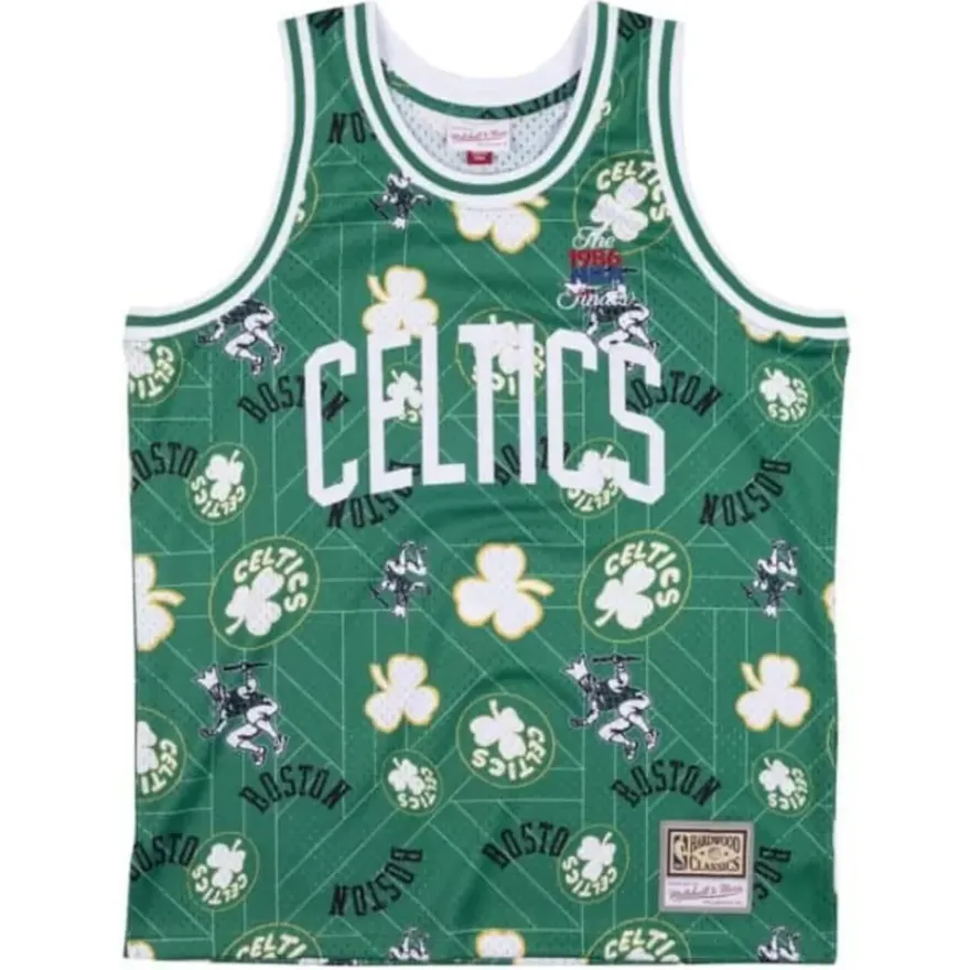 Mitchell & Ness T-Shirts & Tops-Tear Up Pack Jersey Boston Celtics