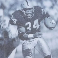 Mitchell & Ness T-Shirts & Tops-4Th And Goal Sublimated S/S Tee Los Angeles Raiders Bo Jackson