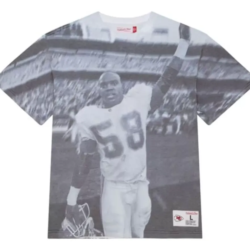 Mitchell & Ness T-Shirts & Tops-4Th And Goal Sublimated S/S Tee Kansas City Chiefs Derrick Thomas