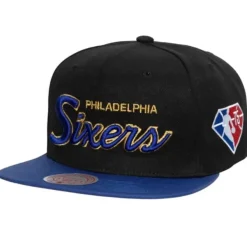 Mitchell & Ness Snapback-75Th Anniversary Gold Snapback Philadelphia 76Ers