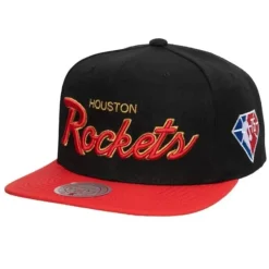 Mitchell & Ness Snapback-75Th Anniversary Gold Snapback Houston Rockets