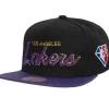 Mitchell & Ness Snapback-75Th Anniversary Gold Snapback Los Angeles Lakers