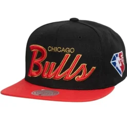 Mitchell & Ness Snapback-75Th Anniversary Gold Snapback Chicago Bulls
