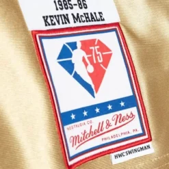 Mitchell & Ness Nba Swingman-75Th Anniversary Gold Swingman Kevin Mchale Boston Celtics 1985-86 Jersey