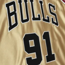 Mitchell & Ness Nba Swingman-75Th Anniversary Gold Swingman Dennis Rodman Chicago Bulls 1997-98 Jersey