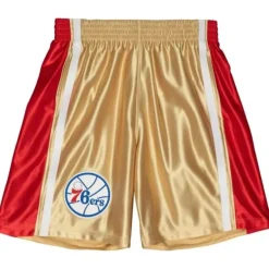 Mitchell & Ness Nba Swingman-75Th Anniversary Gold Swingman Philadelphia 76Ers 1996-97 Shorts