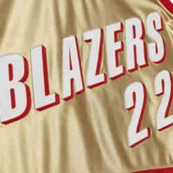 Mitchell & Ness Nba Swingman-75Th Anniversary Gold Swingman Clyde Drexler Portland Trail Blazers 1991-92 Jersey