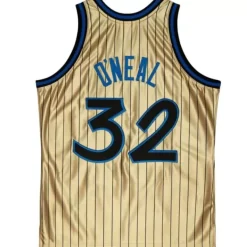 Mitchell & Ness Nba Swingman-75Th Anniversary Gold Swingman Shaquille O'Neal Orlando Magic 1993-94 Jersey