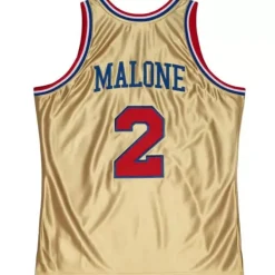 Mitchell & Ness Nba Swingman-75Th Anniversary Gold Swingman Moses Malone Philadelphia 76Ers 1982-83 Jersey