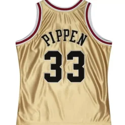Mitchell & Ness Nba Swingman-75Th Anniversary Gold Swingman Scottie Pippen Chicago Bulls 1997-98 Jersey