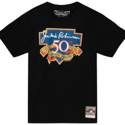 Mitchell & Ness T-Shirts & Tops-50Th Anniversary Tee Brooklyn Dodgers Jackie Robinson