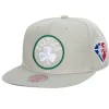 Mitchell & Ness Snapback-75Th Silver Snapback Boston Celtics