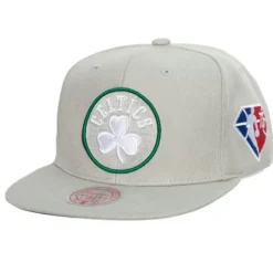 Mitchell & Ness Snapback-75Th Silver Snapback Boston Celtics