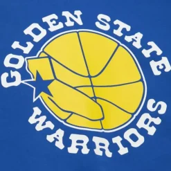 Mitchell & Ness Hoodies & Sweatshirts-There And Back Fleece Crew Golden State Warriors