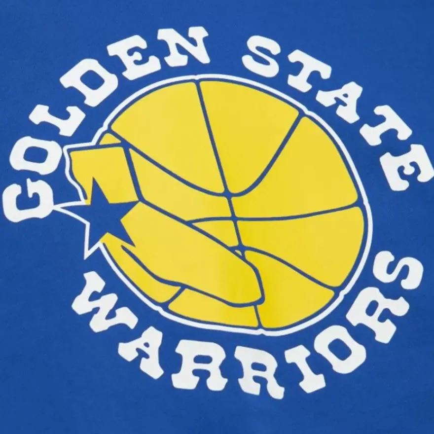 Mitchell & Ness Hoodies & Sweatshirts-There And Back Fleece Crew Golden State Warriors