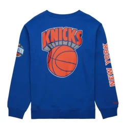 Mitchell & Ness Hoodies & Sweatshirts-There And Back Fleece Crew New York Knicks