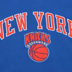 Mitchell & Ness Hoodies & Sweatshirts-There And Back Fleece Crew New York Knicks