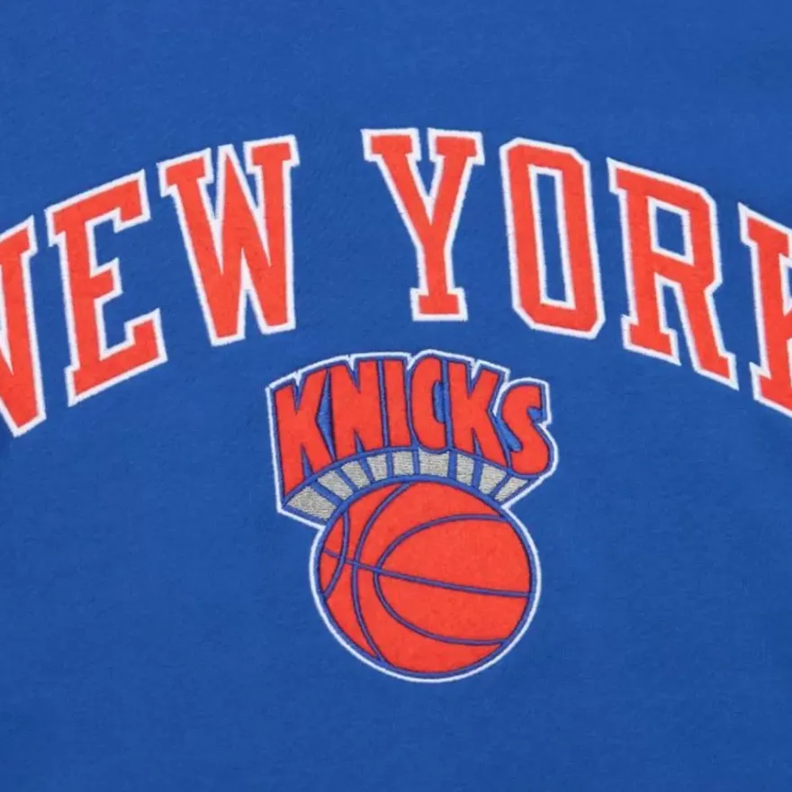 Mitchell & Ness Hoodies & Sweatshirts-There And Back Fleece Crew New York Knicks