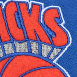 Mitchell & Ness Hoodies & Sweatshirts-There And Back Fleece Crew New York Knicks
