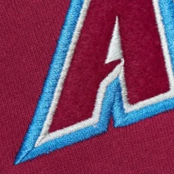 Mitchell & Ness Hoodies & Sweatshirts-There And Back Fleece Crew Current Logo Colorado Avalanche