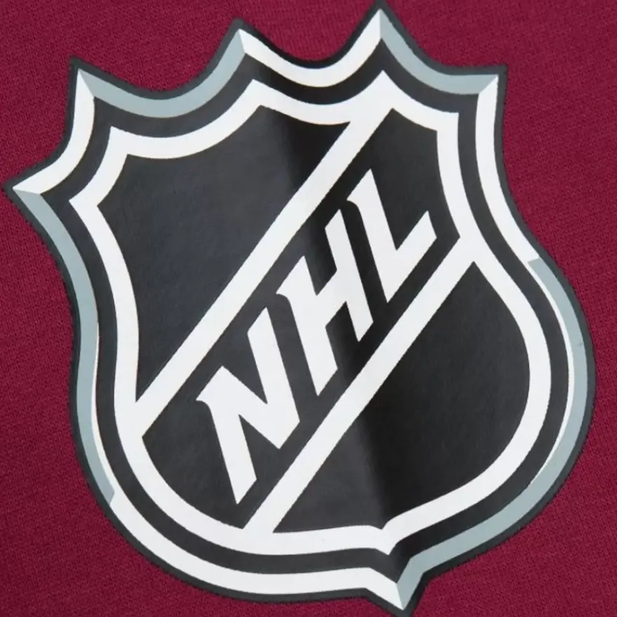 Mitchell & Ness Hoodies & Sweatshirts-There And Back Fleece Crew Current Logo Colorado Avalanche