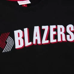 Mitchell & Ness Hoodies & Sweatshirts-There And Back Fleece Crew Portland Trail Blazers