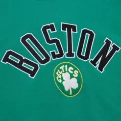 Mitchell & Ness Hoodies & Sweatshirts-There And Back Fleece Crew Boston Celtics