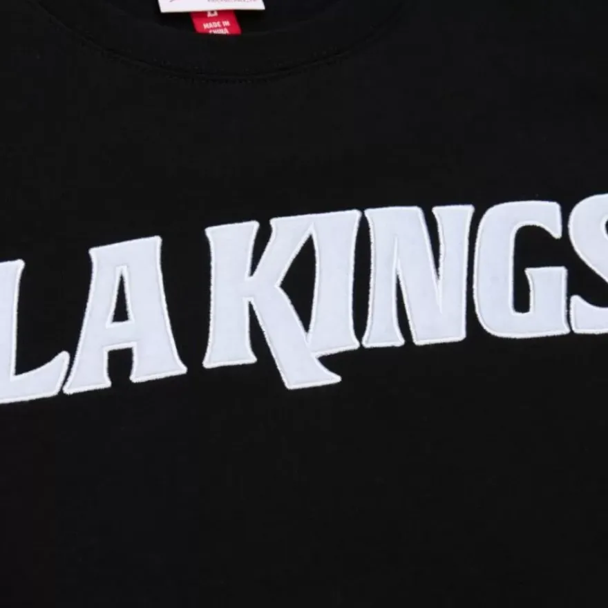 Mitchell & Ness Hoodies & Sweatshirts-There And Back Fleece Crew Current Logo Los Angeles Kings