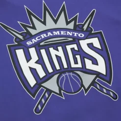 Mitchell & Ness Hoodies & Sweatshirts-There And Back Fleece Crew Sacramento Kings