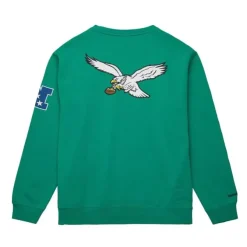Mitchell & Ness Hoodies & Sweatshirts-There And Back Fleece Crew Philadelphia Eagles