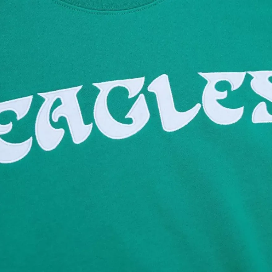 Mitchell & Ness Hoodies & Sweatshirts-There And Back Fleece Crew Philadelphia Eagles