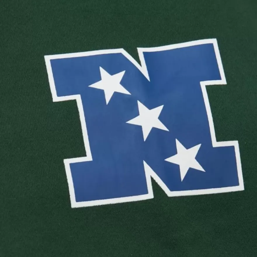 Mitchell & Ness Hoodies & Sweatshirts-There And Back Fleece Crew Green Bay Packers