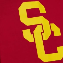 Mitchell & Ness Hoodies & Sweatshirts-There And Back Fleece Crew Current Logo Usc