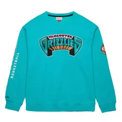 Mitchell & Ness Hoodies & Sweatshirts-There And Back Fleece Crew Vancouver Grizzlies