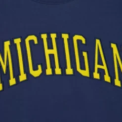 Mitchell & Ness Hoodies & Sweatshirts-There And Back Fleece Crew University Of Michigan