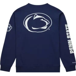 Mitchell & Ness Hoodies & Sweatshirts-There And Back Fleece Crew Current Logo Penn State University