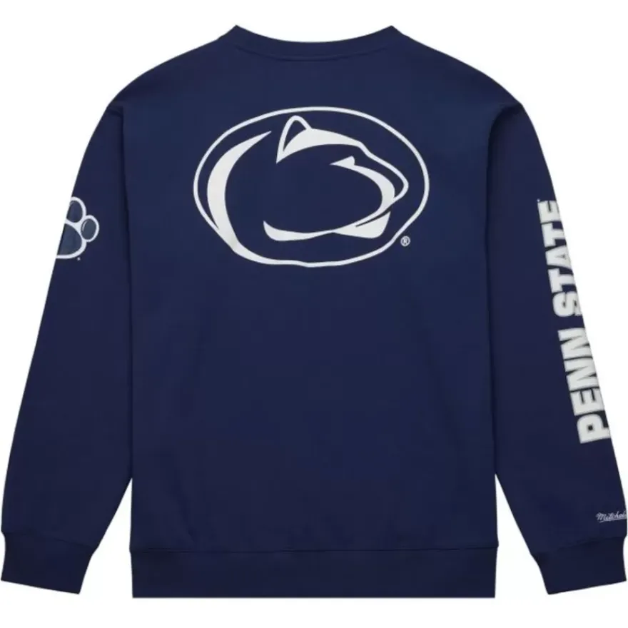 Mitchell & Ness Hoodies & Sweatshirts-There And Back Fleece Crew Current Logo Penn State University